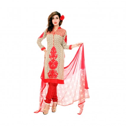 Neela’s classic Kameez and shalwar in soft cotton fabric with soft Georgette Dupatta